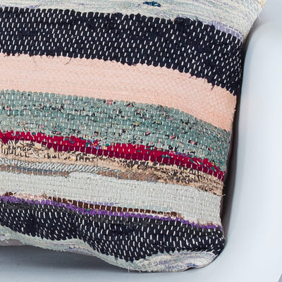Contemporary Multiple Color Kilim Pillow Cover 20x20 9138