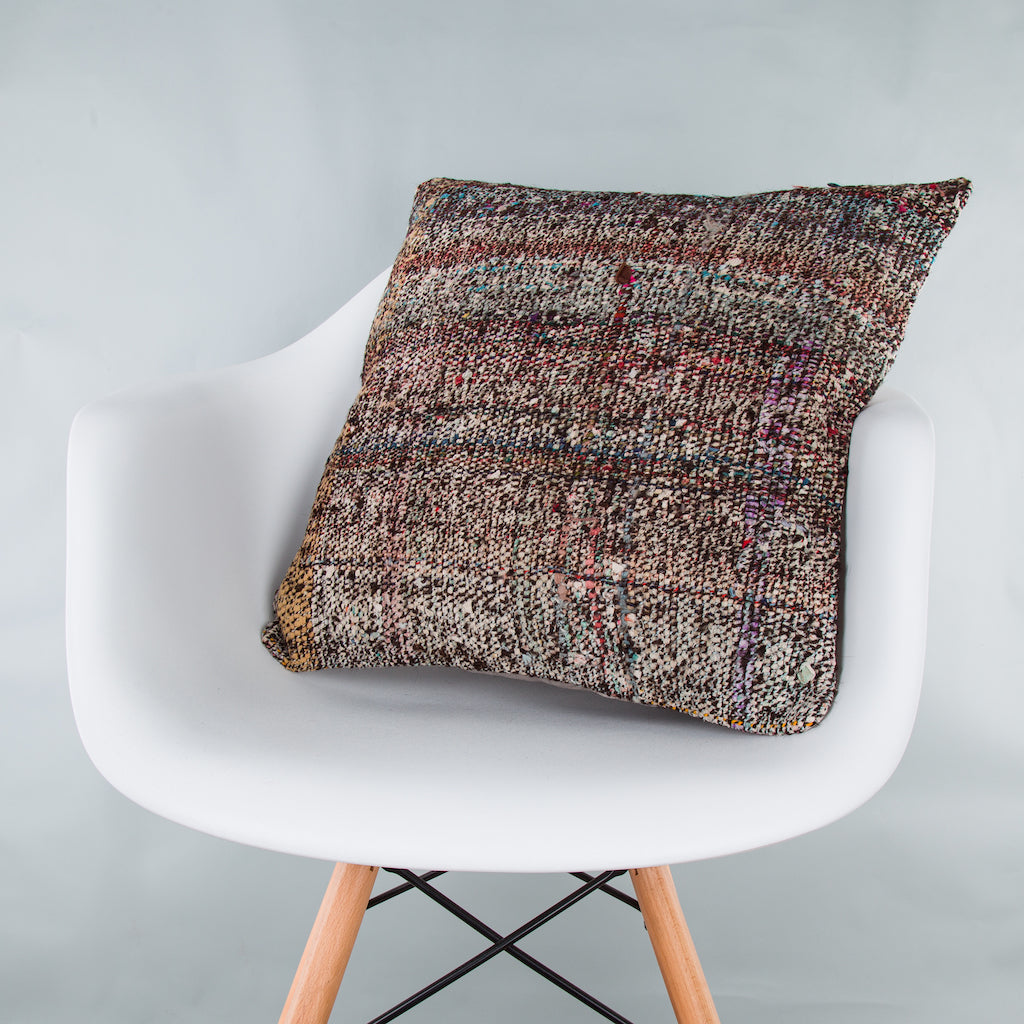 Contemporary Multiple Color Kilim Pillow Cover 20x20 9186