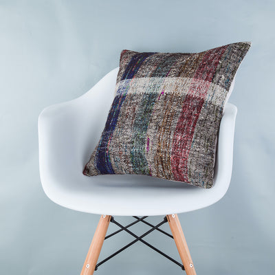 Contemporary Multiple Color Kilim Pillow Cover 20x20 9224