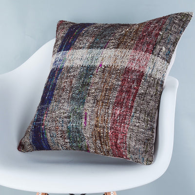 Contemporary Multiple Color Kilim Pillow Cover 20x20 9224