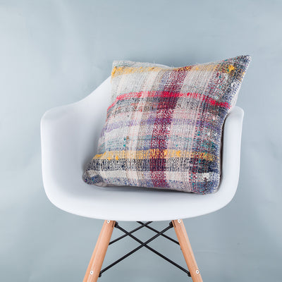 Contemporary Multiple Color Kilim Pillow Cover 20x20 9245