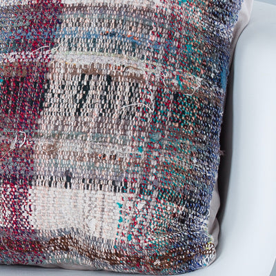 Contemporary Multiple Color Kilim Pillow Cover 20x20 9247