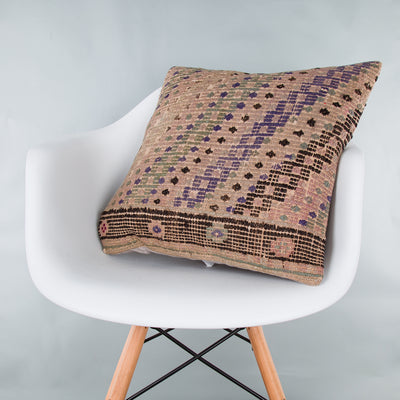Contemporary Multiple Color Kilim Pillow Cover 20x20 9278