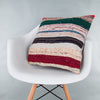 Contemporary Multiple Color Kilim Pillow Cover 20x20 9306