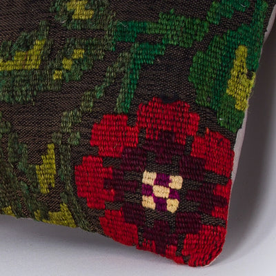 Geometric Multiple Color Kilim Pillow Cover 16x16 7303