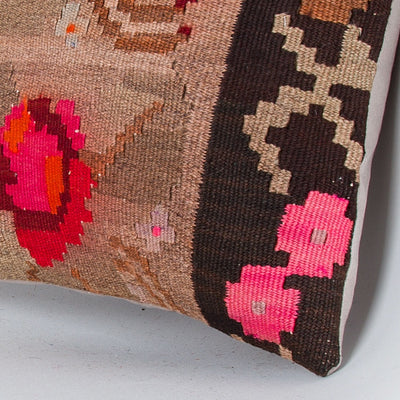 Geometric Multiple Color Kilim Pillow Cover 16x16 7698