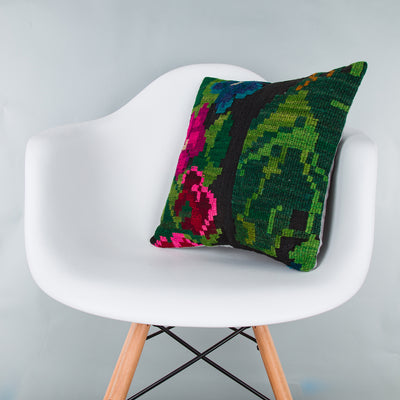 Geometric Multiple Color Kilim Pillow Cover 16x16 8057