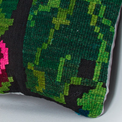 Geometric Multiple Color Kilim Pillow Cover 16x16 8057