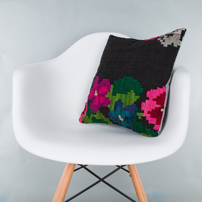 Geometric Multiple Color Kilim Pillow Cover 16x16 8059