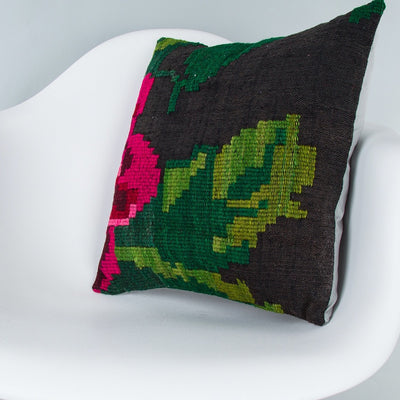 Geometric Multiple Color Kilim Pillow Cover 16x16 8060