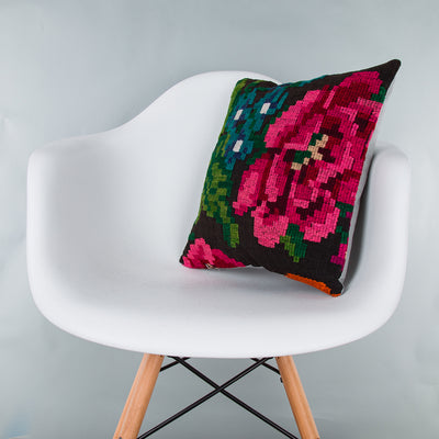 Geometric Multiple Color Kilim Pillow Cover 16x16 8062