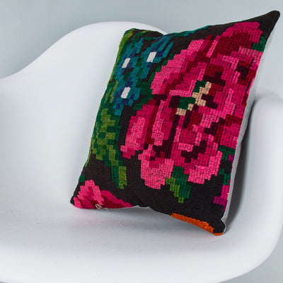 Geometric Multiple Color Kilim Pillow Cover 16x16 8062