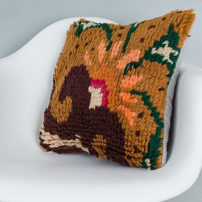 Geometric Multiple Color Kilim Pillow Cover 16x16 8368