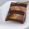Geometric Multiple Color Kilim Pillow Cover 16x16 7255