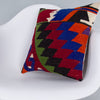 Geometric Multiple Color Kilim Pillow Cover 16x16 7259