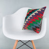 Geometric Multiple Color Kilim Pillow Cover 16x16 7743