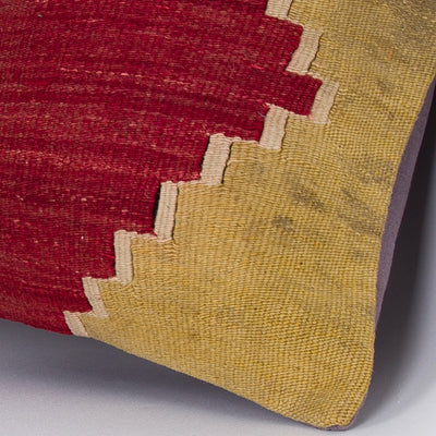 Geometric Multiple Color Kilim Pillow Cover 16x16 7851