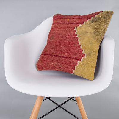 Geometric Multiple Color Kilim Pillow Cover 16x16 7853
