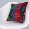 Geometric Multiple Color Kilim Pillow Cover 16x16 7894