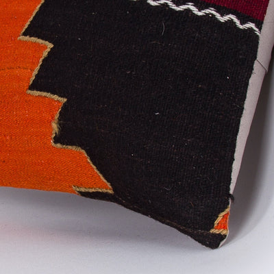 Geometric Multiple Color Kilim Pillow Cover 16x16 7947