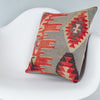 Geometric Multiple Color Kilim Pillow Cover 16x16 8135