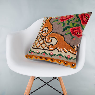 Geometric Multiple Color Kilim Pillow Cover 20x20 8726