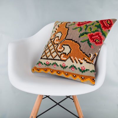 Geometric Multiple Color Kilim Pillow Cover 20x20 8730
