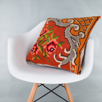 Geometric Multiple Color Kilim Pillow Cover 20x20 8882