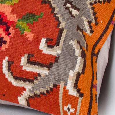 Geometric Multiple Color Kilim Pillow Cover 20x20 8882