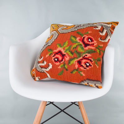 Geometric Multiple Color Kilim Pillow Cover 20x20 8883