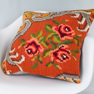 Geometric Multiple Color Kilim Pillow Cover 20x20 8883