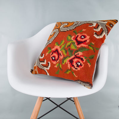Geometric Multiple Color Kilim Pillow Cover 20x20 8884