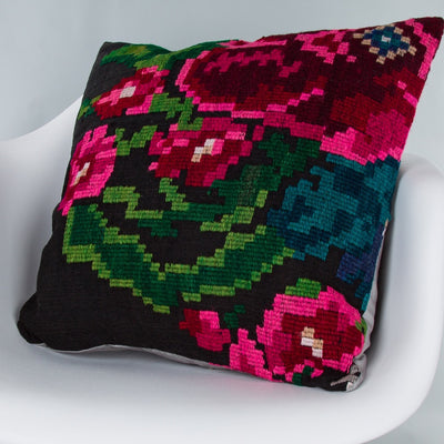 Geometric Multiple Color Kilim Pillow Cover 20x20 9064
