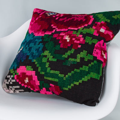 Geometric Multiple Color Kilim Pillow Cover 20x20 9077