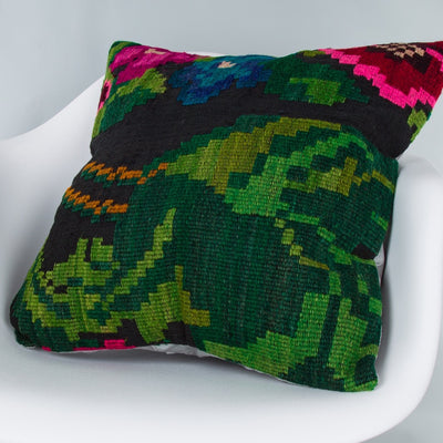 Geometric Multiple Color Kilim Pillow Cover 20x20 9079