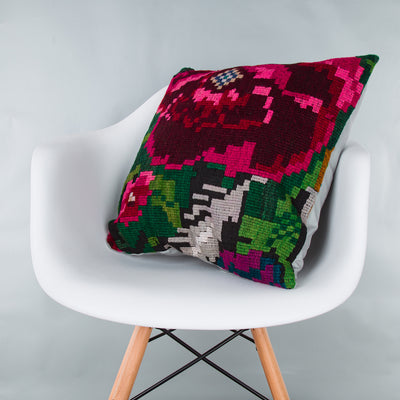 Geometric Multiple Color Kilim Pillow Cover 20x20 9081