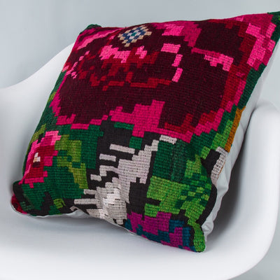Geometric Multiple Color Kilim Pillow Cover 20x20 9081