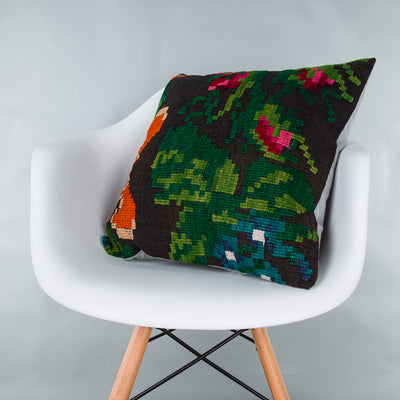 Geometric Multiple Color Kilim Pillow Cover 20x20 9082