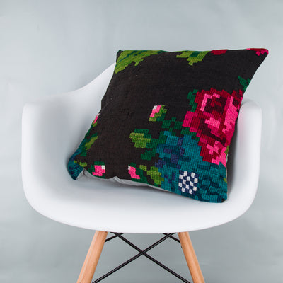 Geometric Multiple Color Kilim Pillow Cover 20x20 9083