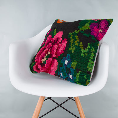 Geometric Multiple Color Kilim Pillow Cover 20x20 9108