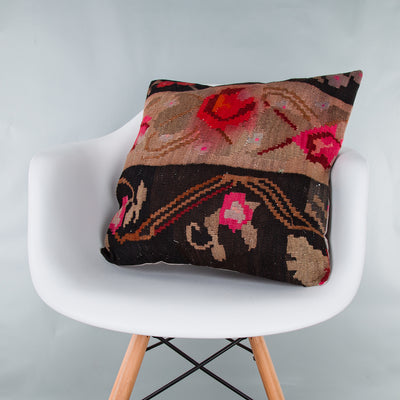 Geometric Multiple Color Kilim Pillow Cover 20x20 9304