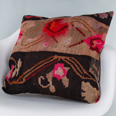 Geometric Multiple Color Kilim Pillow Cover 20x20 9304