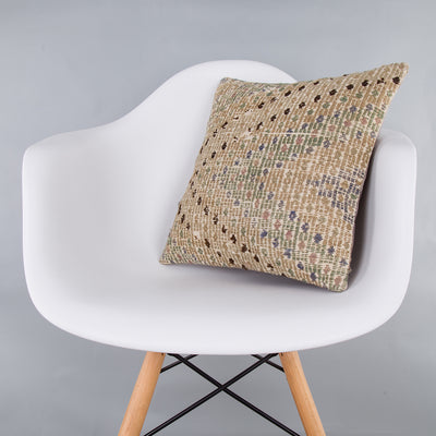 Plain Multiple Color Kilim Pillow Cover 16x16 7321