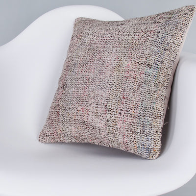 Plain Multiple Color Kilim Pillow Cover 16x16 7858