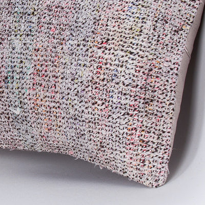 Plain Multiple Color Kilim Pillow Cover 16x16 7864