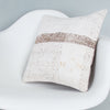 Striped Beige Kilim Pillow Cover 16x16 7499