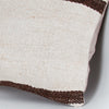 Striped Beige Kilim Pillow Cover 16x16 7501