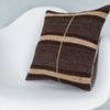 Striped Beige Kilim Pillow Cover 16x16 7729