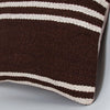 Striped Beige Kilim Pillow Cover 16x16 7767