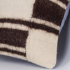Striped Beige Kilim Pillow Cover 16x16 7814